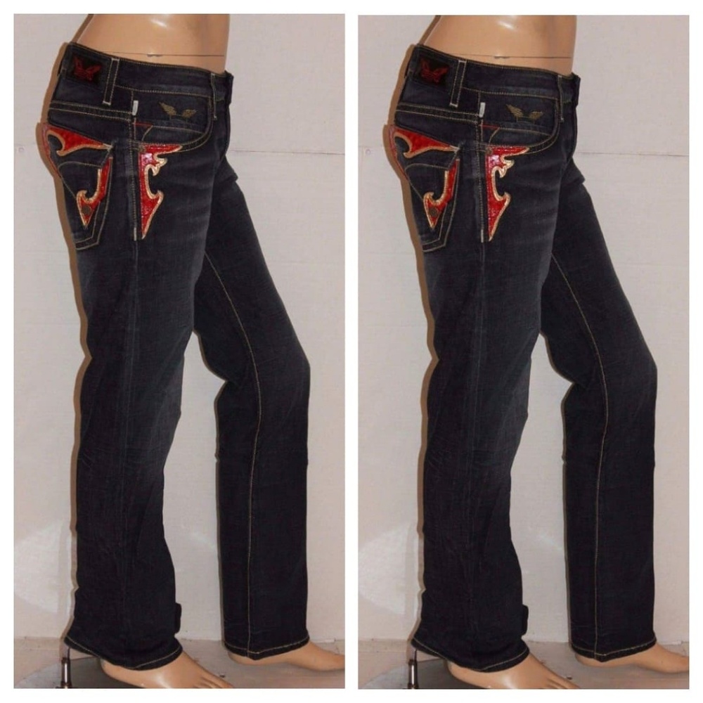 New Men's ROBIN'S JEAN sz 32 OSTRED Straight Jeans - Picture 2 of 8